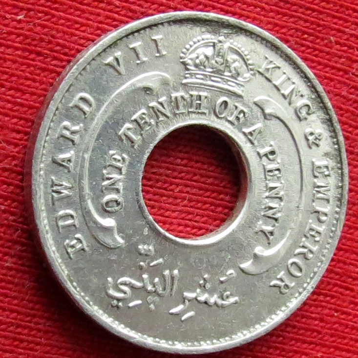  Nigeria Britisch-Westafrika 1/10 penny 1908 km# 1 #B   