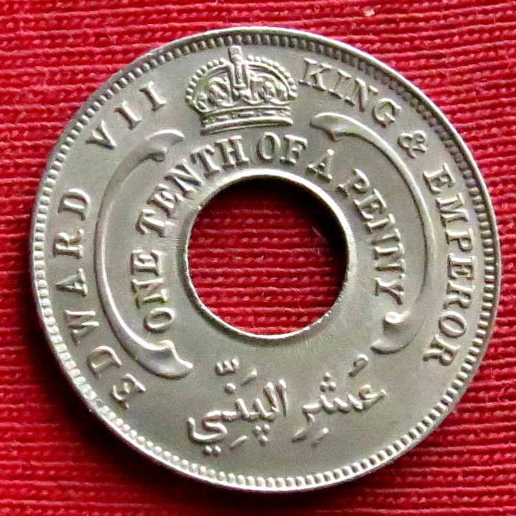  Nigeria Britisch-Westafrika 1/10 penny 1909 km# 3   
