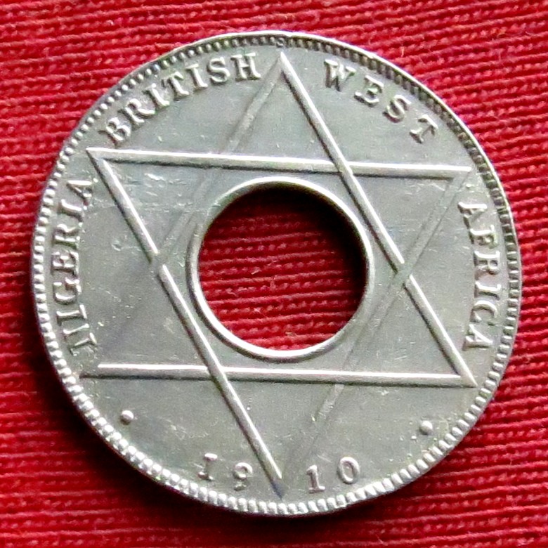  Nigeria Britisch-Westafrika 1/10 penny 1910 km# 3   