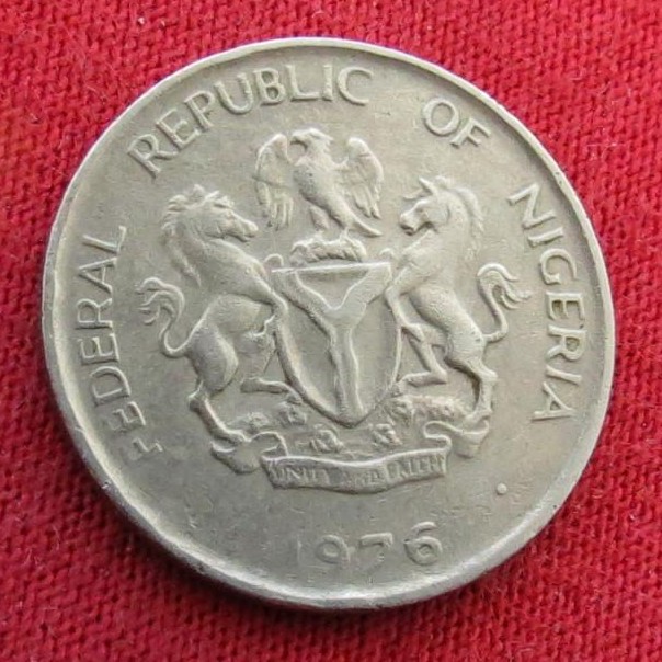  Nigeria Britisch-Westafrika 5 kobo 1976   