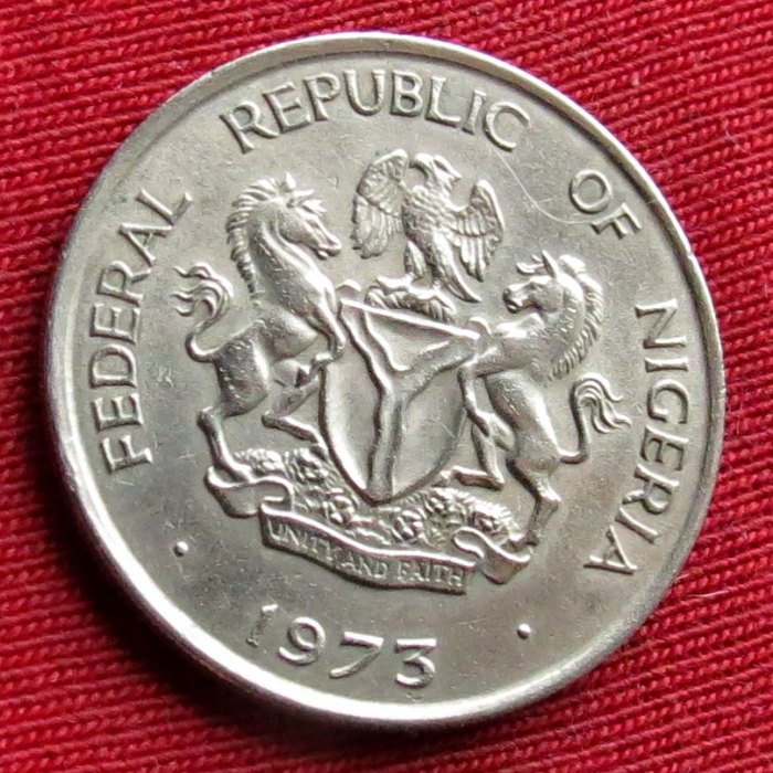  Nigeria Britisch-Westafrika 10 kobo 1973   
