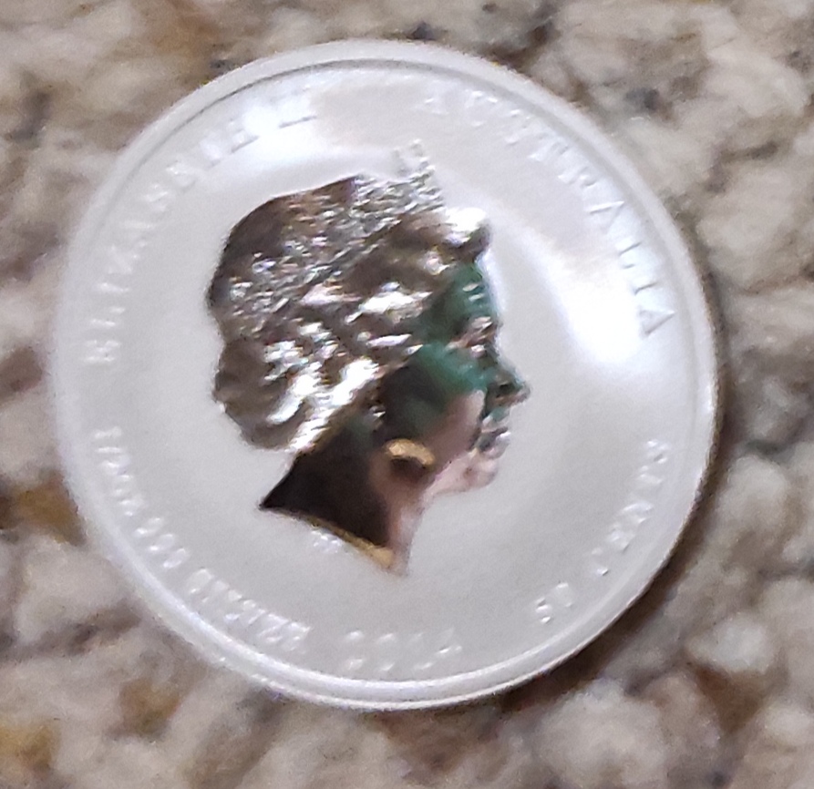  Australien 50 Cents 2014, SIlber, Year of the horse   
