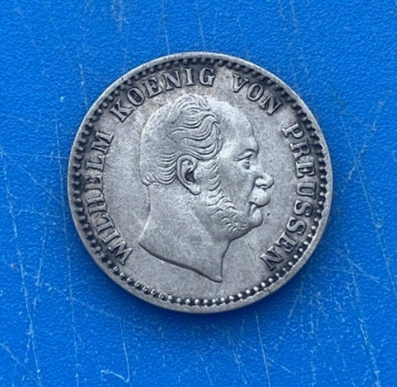  SILBER - Königreich Preußen 2 1/2 Silbergroschen 1869 A Wilhelm I.   