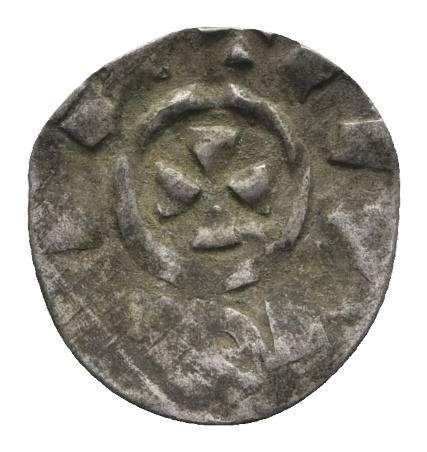  Mittelalter, Pfennig 0,45 g   