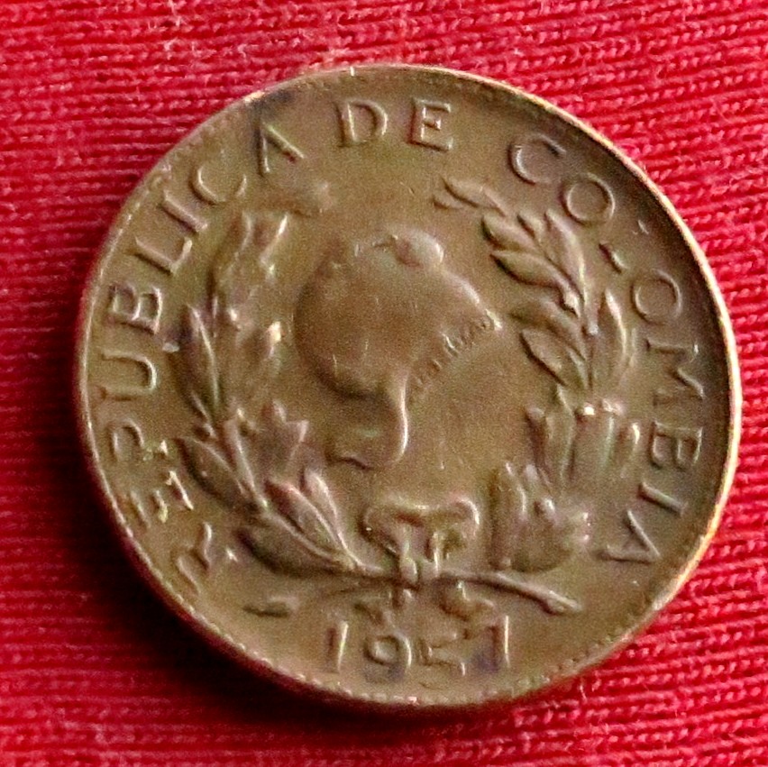  Colombia 5 centavos 1957   