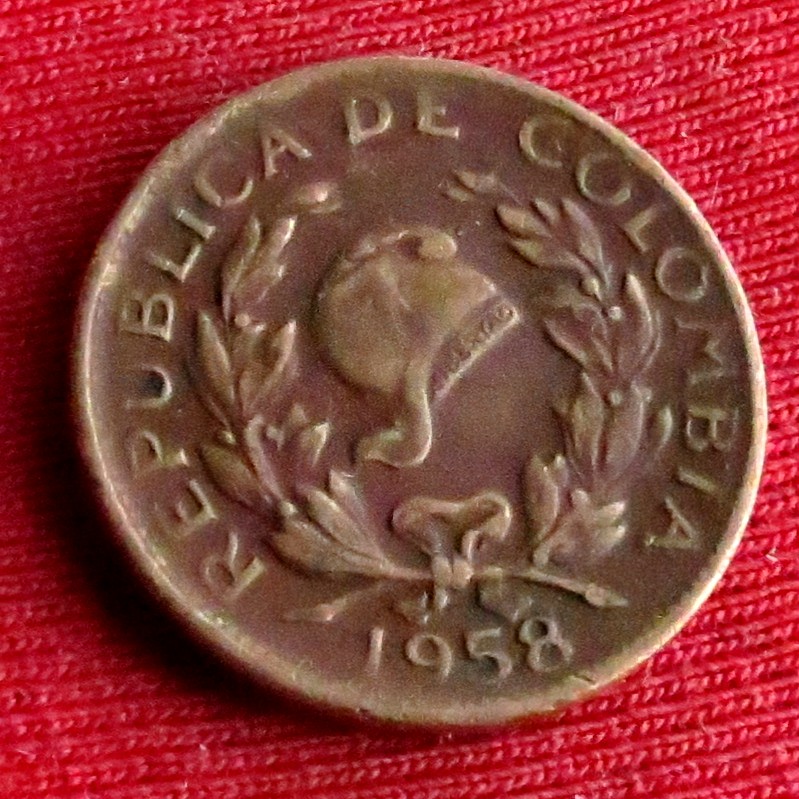  Colombia 5 centavos 1958   