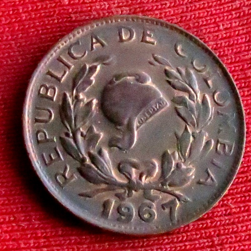  Colombia 5 centavos 1967   