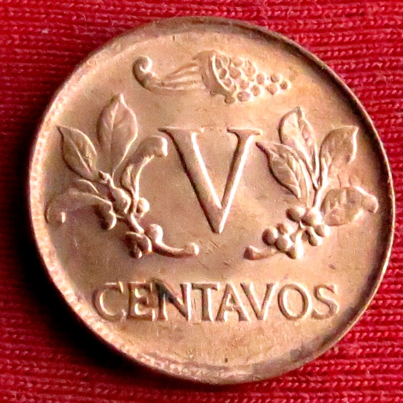 Colombia 5 centavos 1974