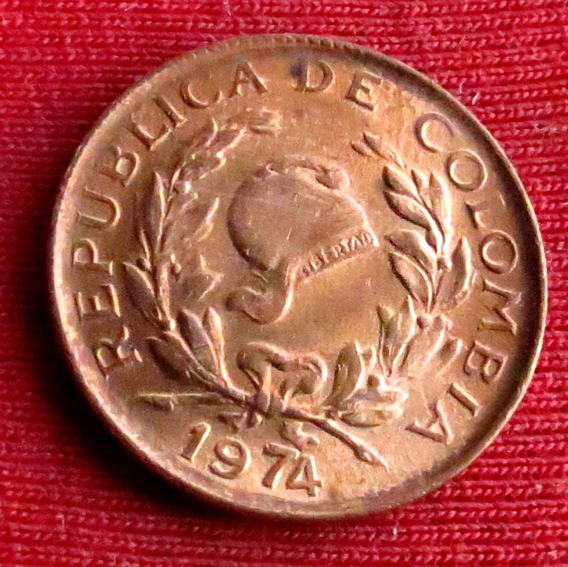  Colombia 5 centavos 1974   