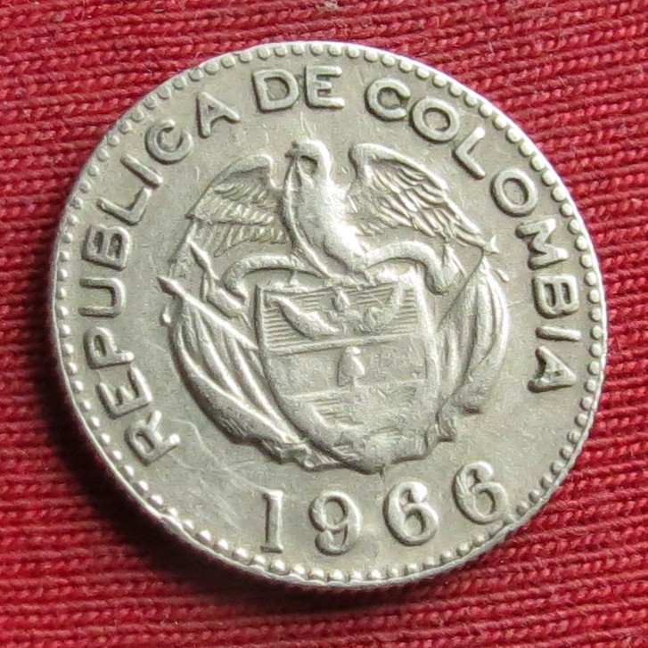  Colombia 10 centavos 1966   