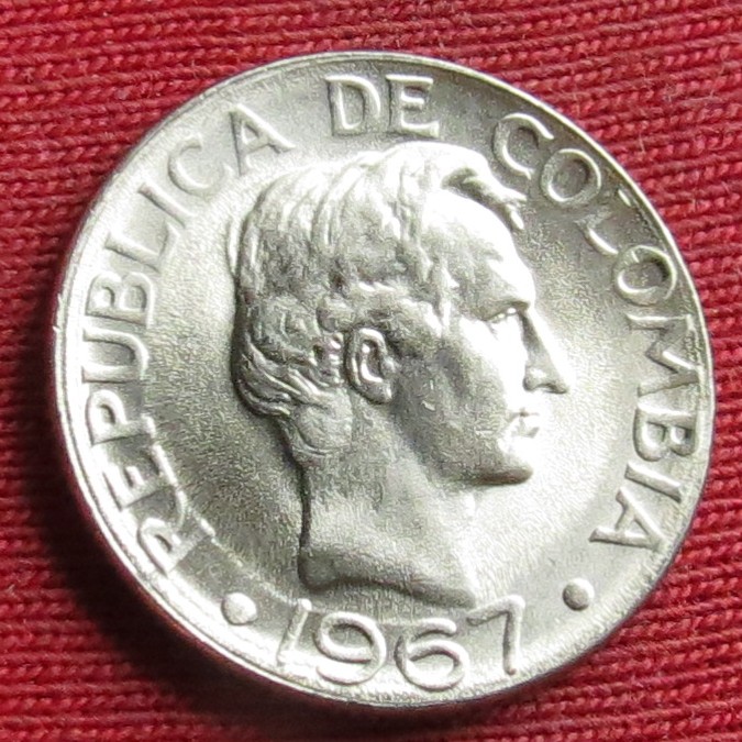  Colombia 10 centavos 1967   