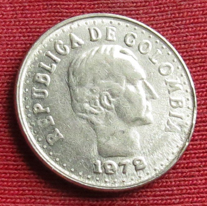 Colombia 10 centavos 1972   