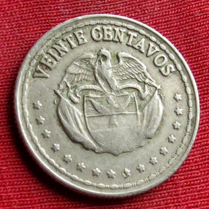  Colombia 20 centavos 1963   