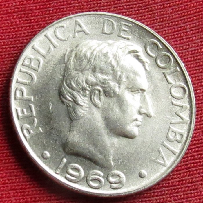  Colombia 20 centavos 1969   