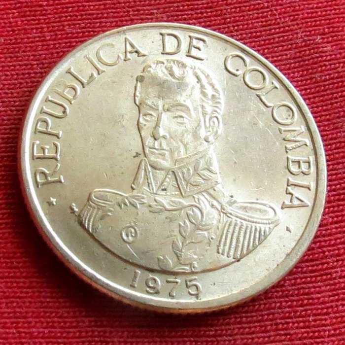 Colombia 1 peso 1975   