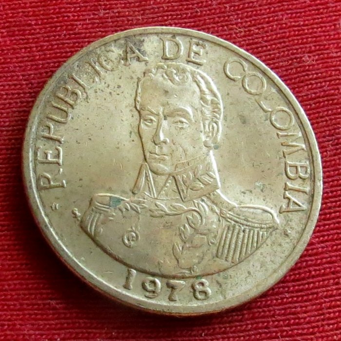  Colombia 1 peso 1978   