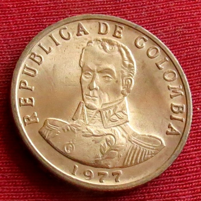  Colombia 2 pesos 1977   