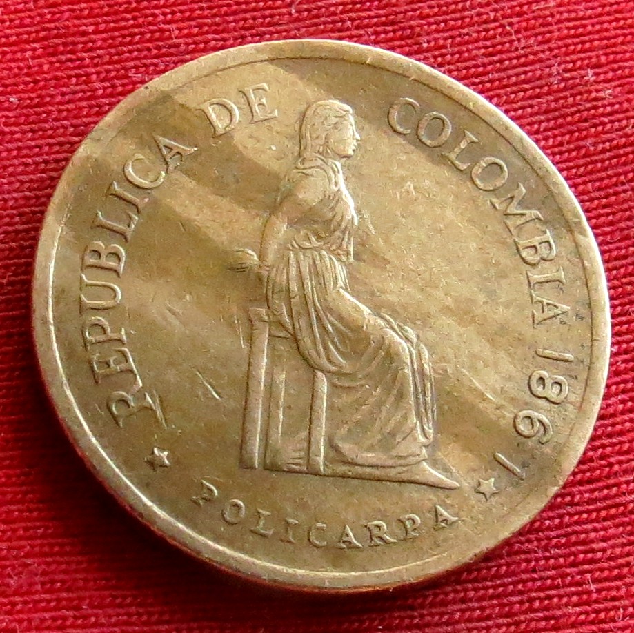  Colombia 2 pesos 1981   