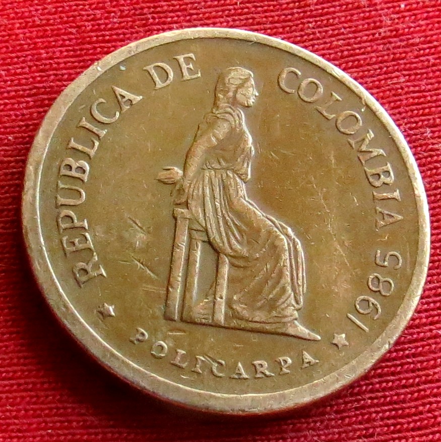  Colombia 2 pesos 1985   