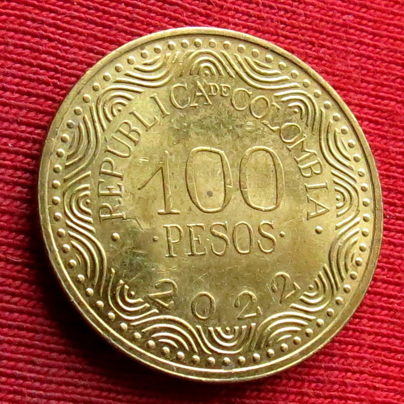  Colombia 100 pesos 2022   