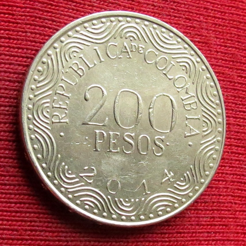  Colombia 200 pesos 2014   