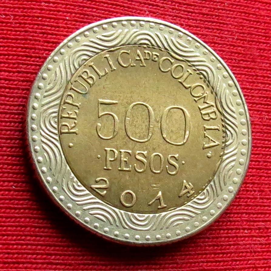  Colombia 500 pesos 2014   