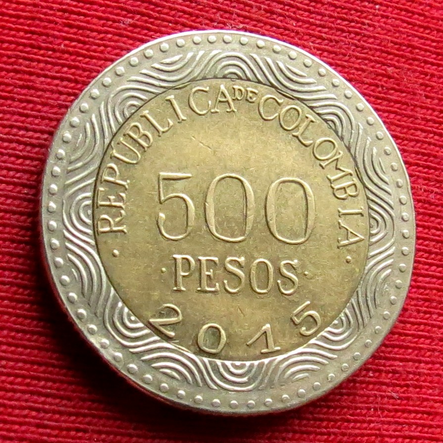  Colombia 500 pesos 2015   