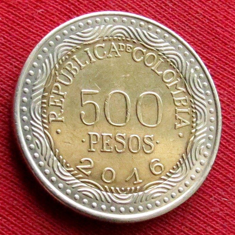  Colombia 500 pesos 2016   