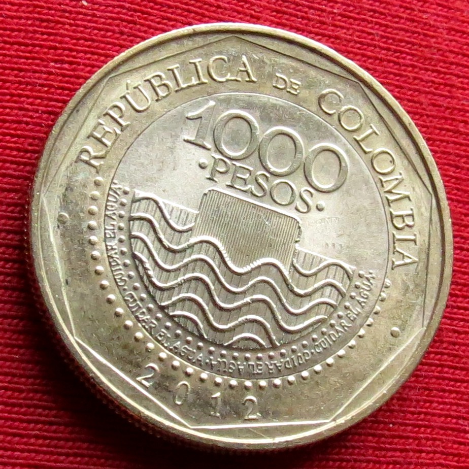  Colombia 1000 pesos 2012   