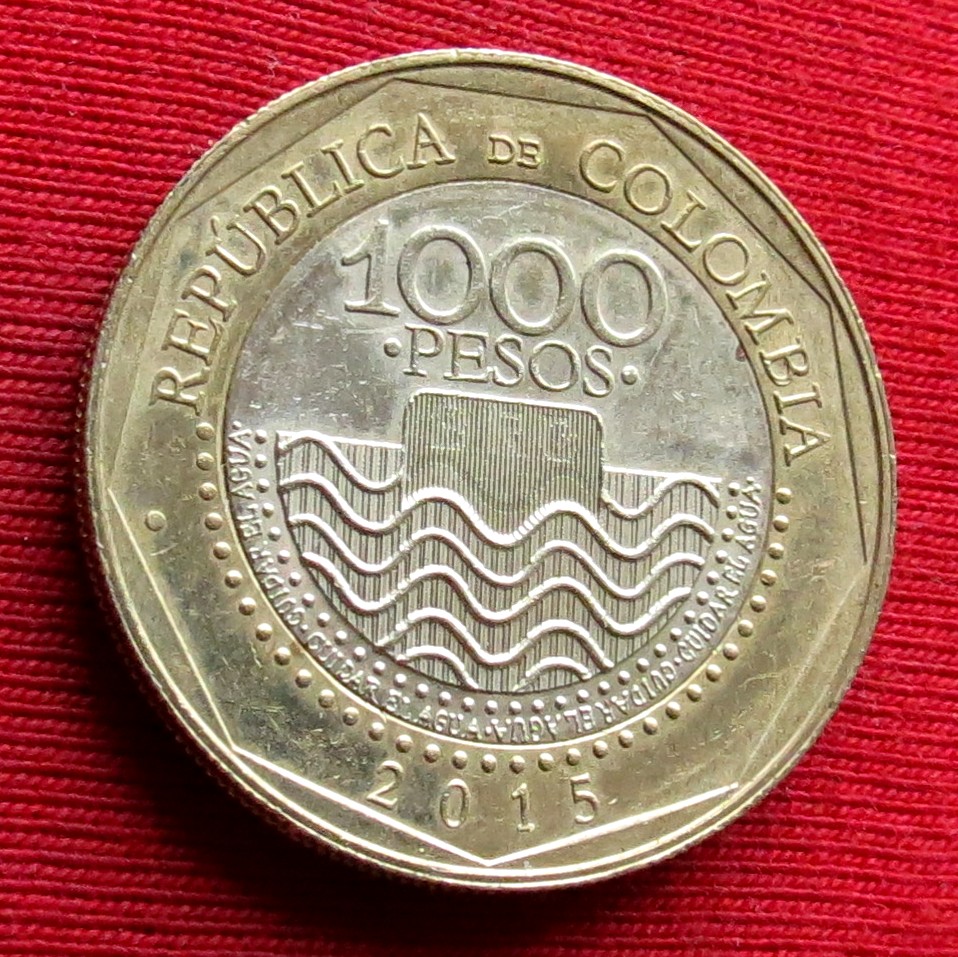  Colombia 1000 pesos 2015   