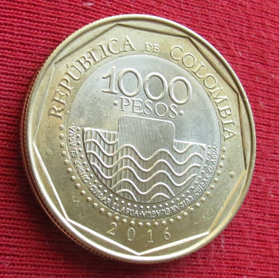  Colombia 1000 pesos 2016   