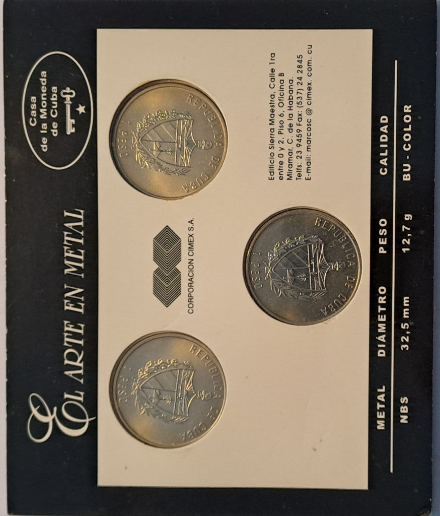  Monedas Cubanas Serie Fauna Cubana   