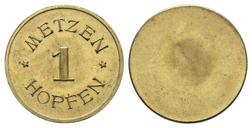  Bayern; Coburg; Metzen 1 Hopfen; Menzel 4571.1   