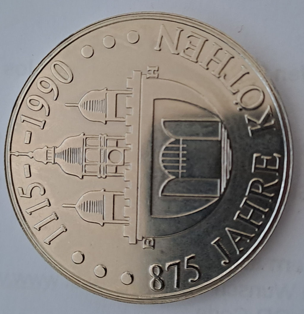 Medallie 875 Jahre Köthen