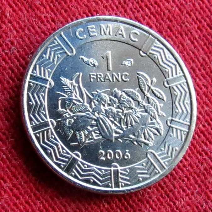 Zentralafrikanische Staaten 1 frank 2006   