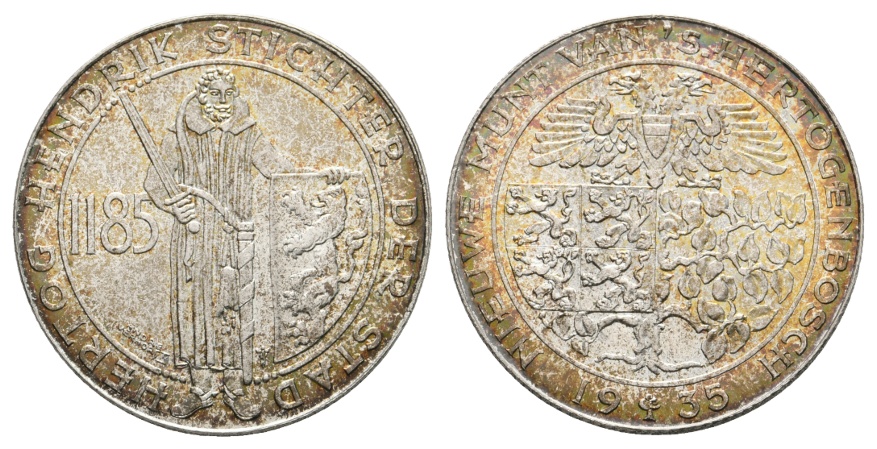  Medaille 1935; Niederlande; Hertog Hendrik Stichter der Stad; silber; 11,41 g; Ø 30,29 mm   