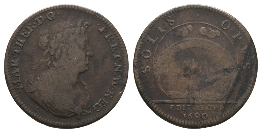  Medaille 1680; Maria Therese; bronze; 6,01 g; Ø 27,56 mm   
