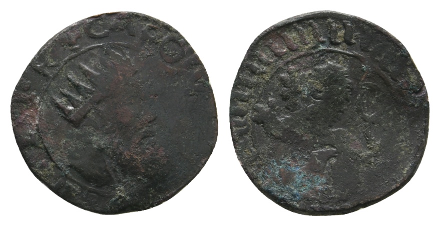  Antike (?); Kleinmünze; bronze; 1,76 g; Ø 17,75 mm   
