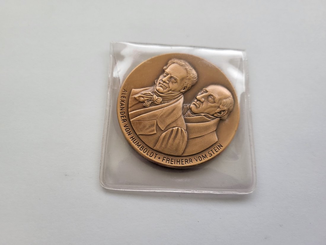 Lot Medaille Humboldt Freiherr vom Stein div. Länder Spittalgold9800 (5342)   