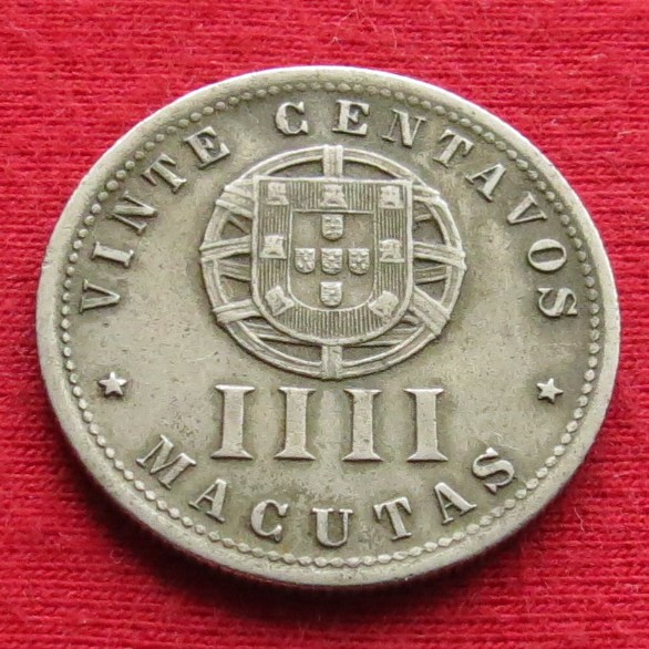  Angola 4 macutas 1928 #1   