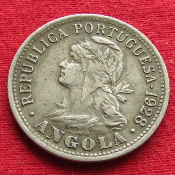  Angola 4 macutas 1928 #1   