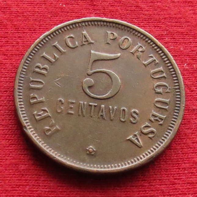  Angola 5 centavos 1922 #2   
