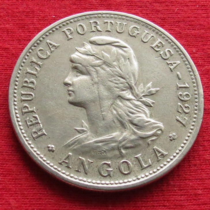 Angola 50 centavos 1927 #1