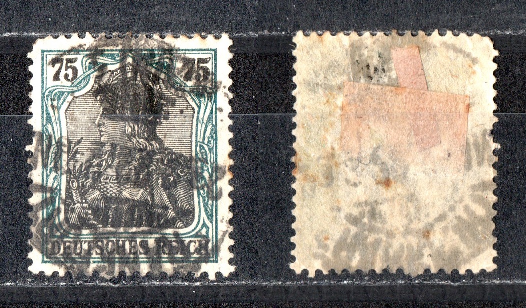  Dt. Reich 1916/18 Mi. 104 Echt gelaufen / siehe scan   