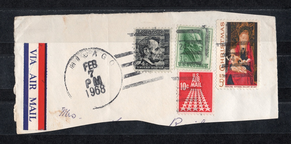  USA Tolles Briefstück US AIR MAIL / Echt gelaufen/ siehe scan   