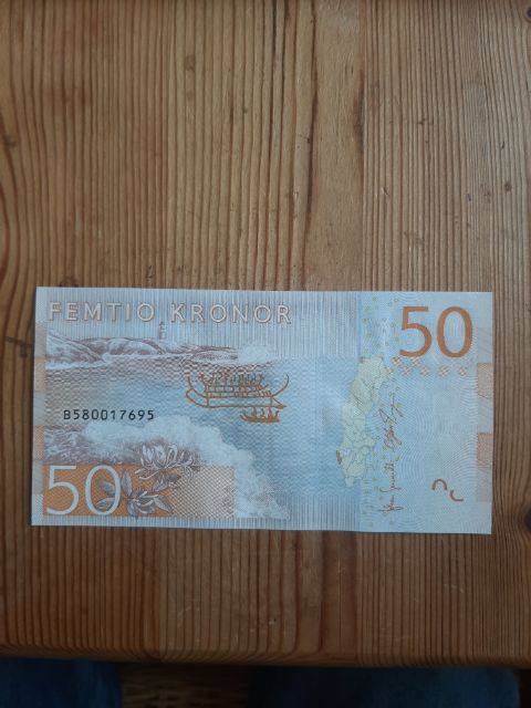  Schweden 2025, 50 Kronor Banknote Evert Taube, kassenfrisch, Pick 70   