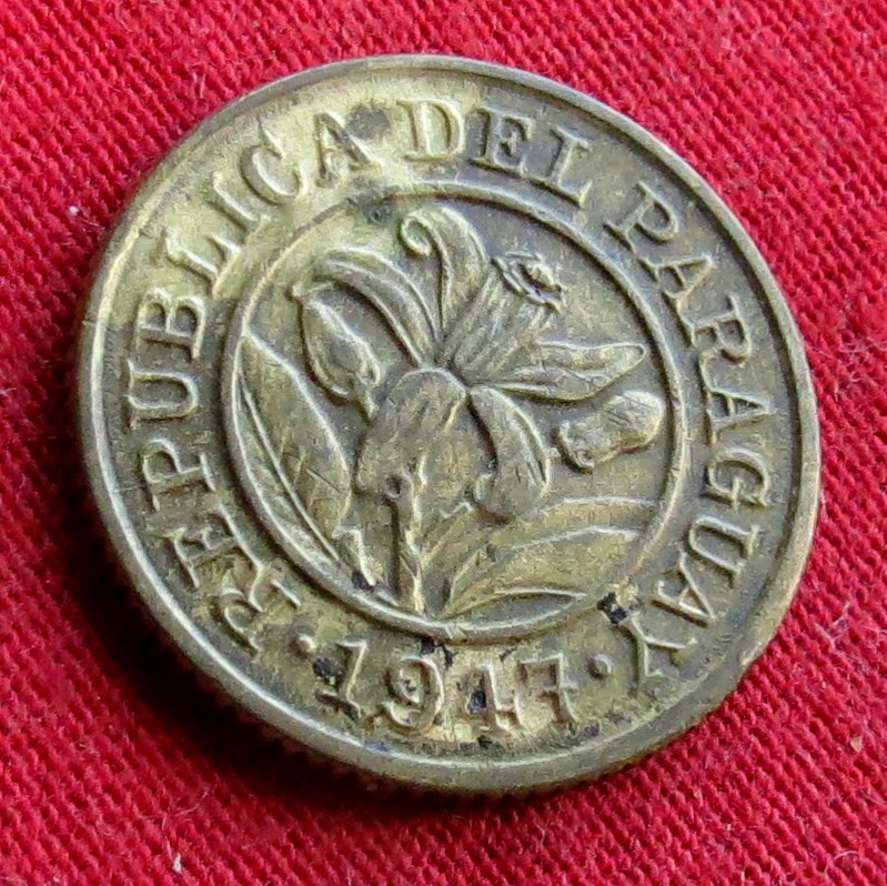  Paraguay 10 centavos 1947 #2   