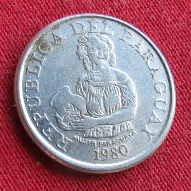  Paraguay 5 guaranies 1980 #2   