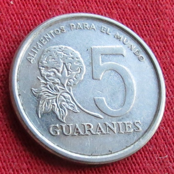  Paraguay 5 guaranies 1984 #2   