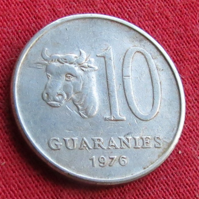  Paraguay 10 guaranies 1976 #2   